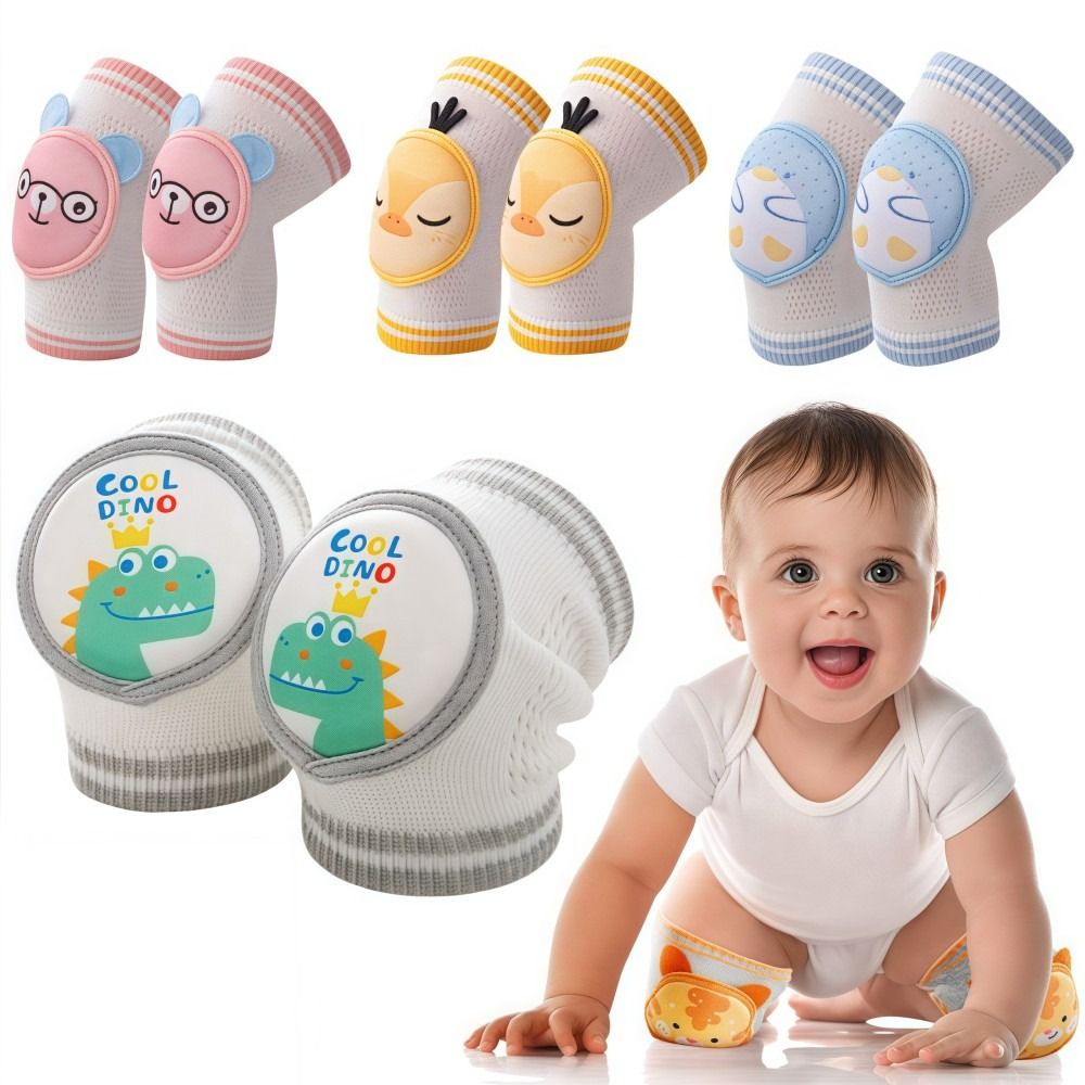 Baby Knee Pad Crawling - Valbestendige babykniebeschermers Ademende lichtgewicht elleboogbeschermers voor