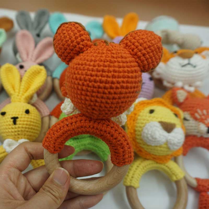 1Pc Konijn Tijger Leeuw Gehaak - Baby Products Photos recensie en prijs